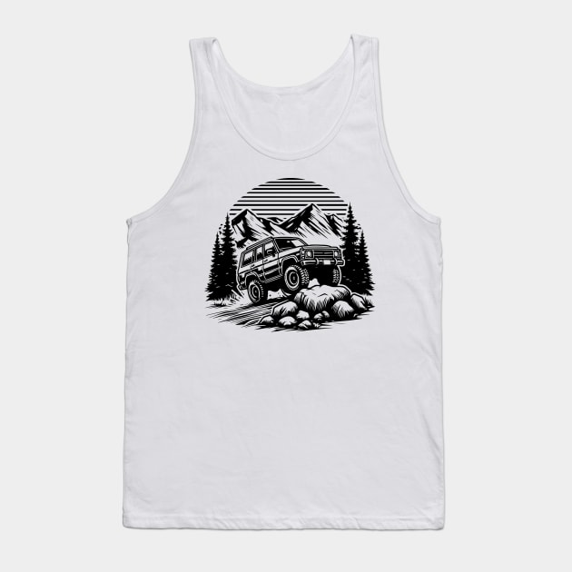 off road car Tank Top by raventink